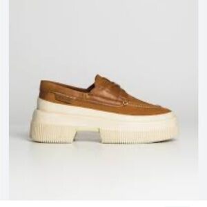 EUC WOMENS SPERRY HIGHLAND PLATFORM BOAT